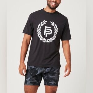 NWT Men's Flint Park Original Logo T Black T-Shirt XL Tennis Athleisure Casual
